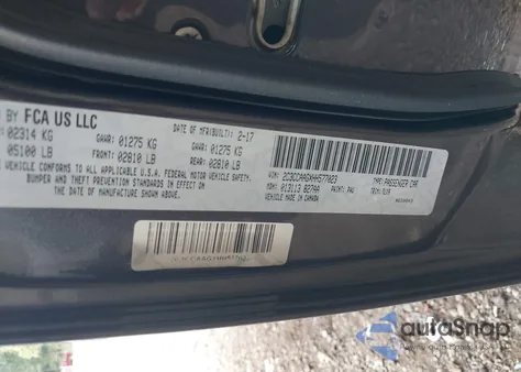 2017 Chrysler 300 Limited из США, поврежденный, VIN 2C3CCAAGXHH577023